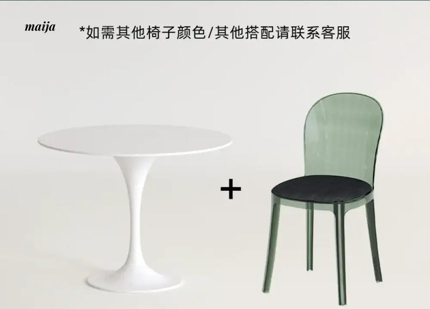 PUMPKIN BOX Round Tulip Dining Table from PUMPKIN BOX