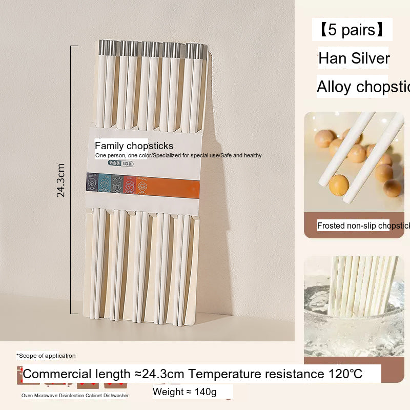 MOSE Antibacterial Metal Chopsticks Set from MOSE