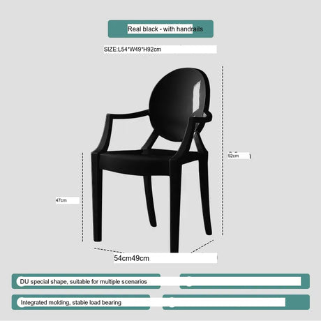 ABOUT WHITE Ambrosia Chic Translucent Dining Chair from ABOUT WHITE