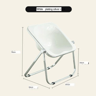 NIYE Montgomery Sleek Transparent Folding Stool from NIYE