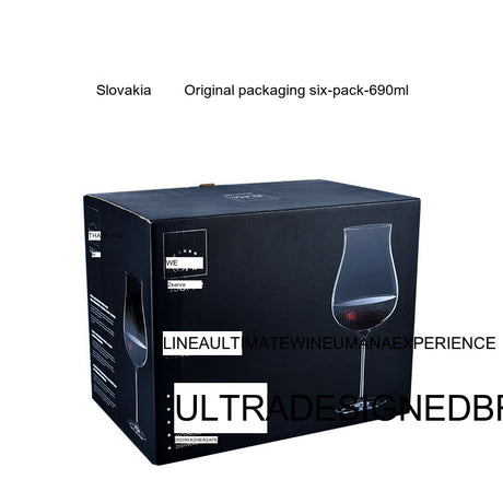 RONA Czech Burgundy Red Wine Glass from RONA