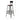 WEIMEI Lucerne Vintage Industrial Style Narrow Bar Table & Chair Set from WEIMEI