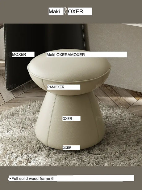 MOXER Zephyra Luxurious Swivel Makeup Stool from MOXER