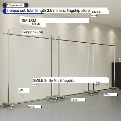 SM Henry Stainless Steel Clothing Hanger Stand from SM