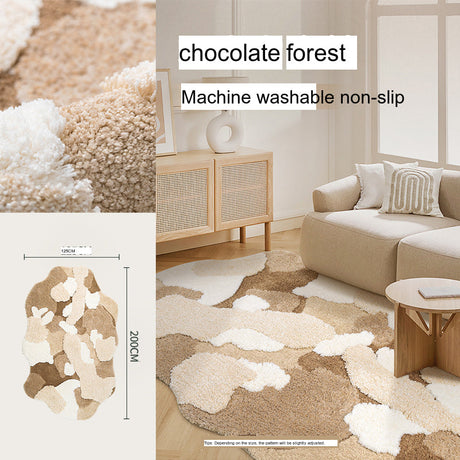 KENZAKI Sakura Snow Washable Rug from KENZAKI