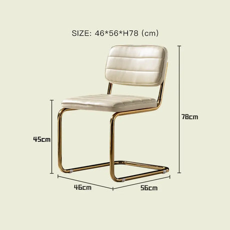 LAZYSPACE Olivia Light Luxury Leather Chair from LAZYSPACE
