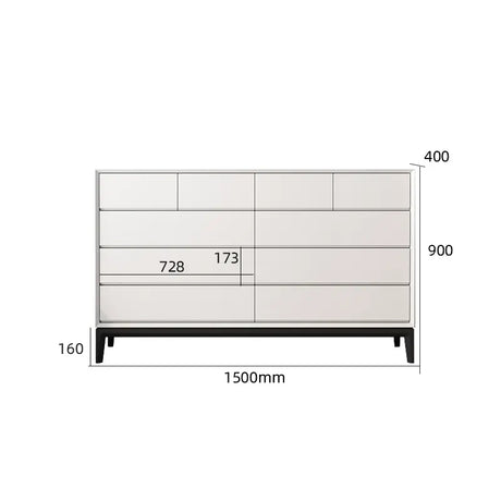 LINYUE Silas Italian Minimalist Eight-Drawer Storage Unit from LINYUE