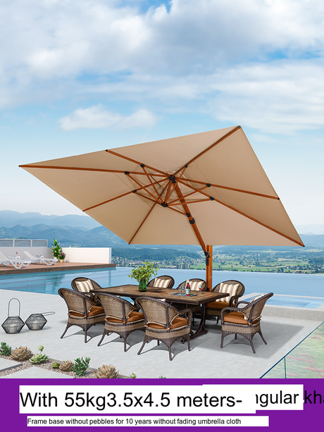 ZIYE Shinjuku Elegant Solar-Powered Street Umbrella Villa from ZIYE