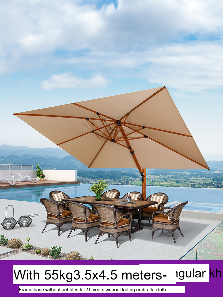 ZIYE Shinjuku Elegant Solar-Powered Street Umbrella Villa from ZIYE