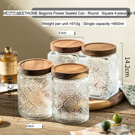 MH Zephyra Elegant Airtight Storage Jar from MH