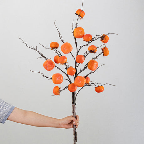 JUHAN Thalassa Lush Decorative Simulation Persimmon Branches from JUHAN