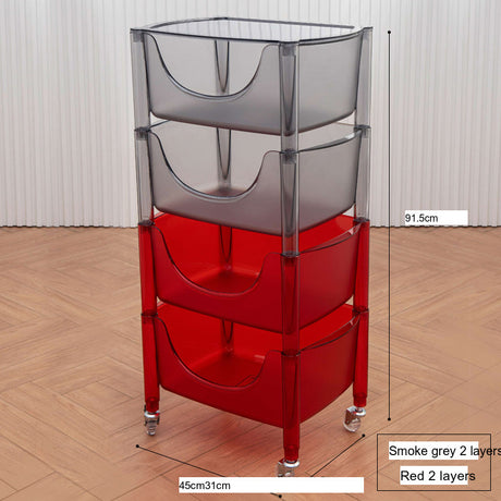 NIYE Olten Stylish Multilayer Storage System for Bed Cart from NIYE