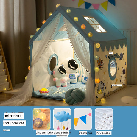 LITTLE DOVE Santiago Enchanted Indoor Castle Tent Playhouse from LITTLE DOVE