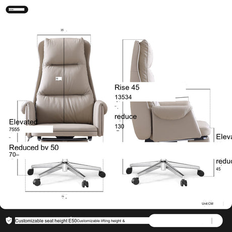 PINYI Jenna High Back Office Chair from KENZAKI