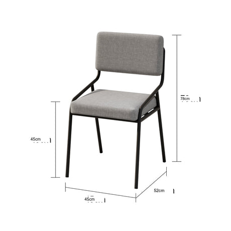 WEIMEI Lysandra Elegant Leisure Red High Chair from WEIMEI