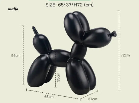 LAZYSPACE Violet Balloon Dog Stool from LAZYSPACE