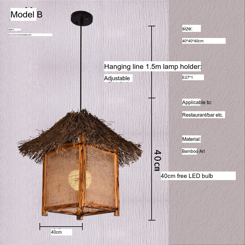 BOJI Melrose Vintage Elegant Rectangular Ceiling Lamp from BOJI