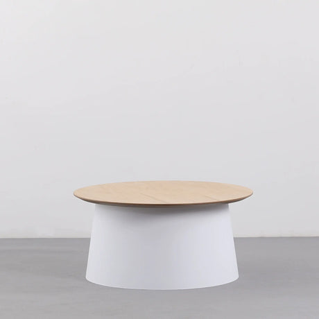 ABOUT WHITE Yule Coastal Minimalist Side Table from ABOUT WHITE