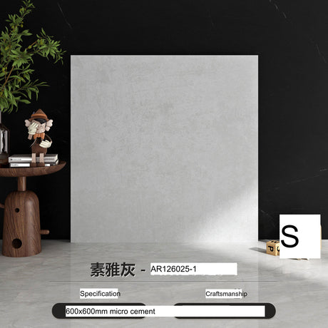 LOFTWELL Santiago Luxurious Soft-Light Velvet Microcement Tile from LOFTWELL