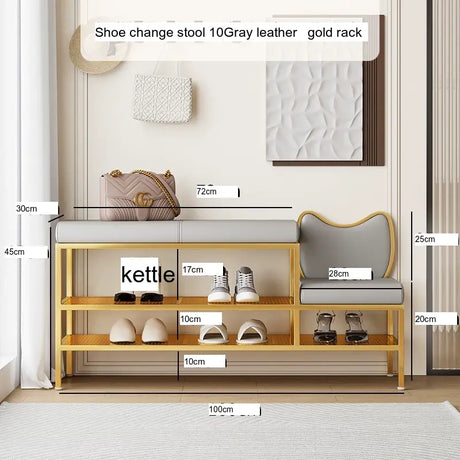 XIMIKA Aveline Stylish Integrated Entryway Shoe Rack from XIMIKA