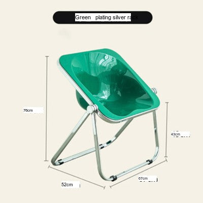 NIYE Montgomery Sleek Transparent Folding Stool from NIYE