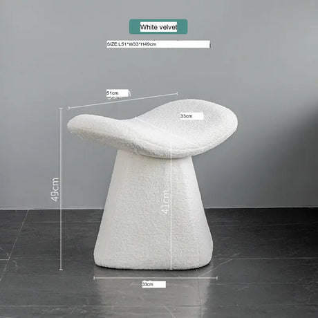 ABOUT WHITE Isolde Velvet Rotating Single Chair from ABOUT WHITE