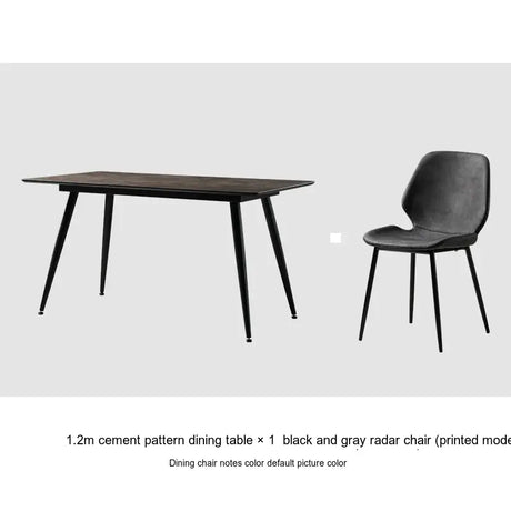 ABOUT WHITE Elowen Minimalist Cement Table Set from ABOUT WHITE