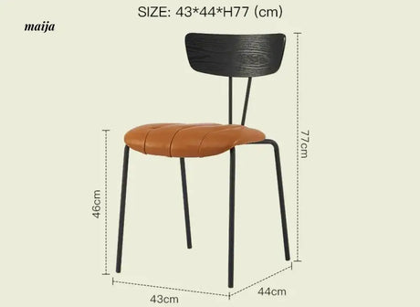 LAZYSPACE Benjamin Industrial Wind Dining Chair from LAZYSPACE