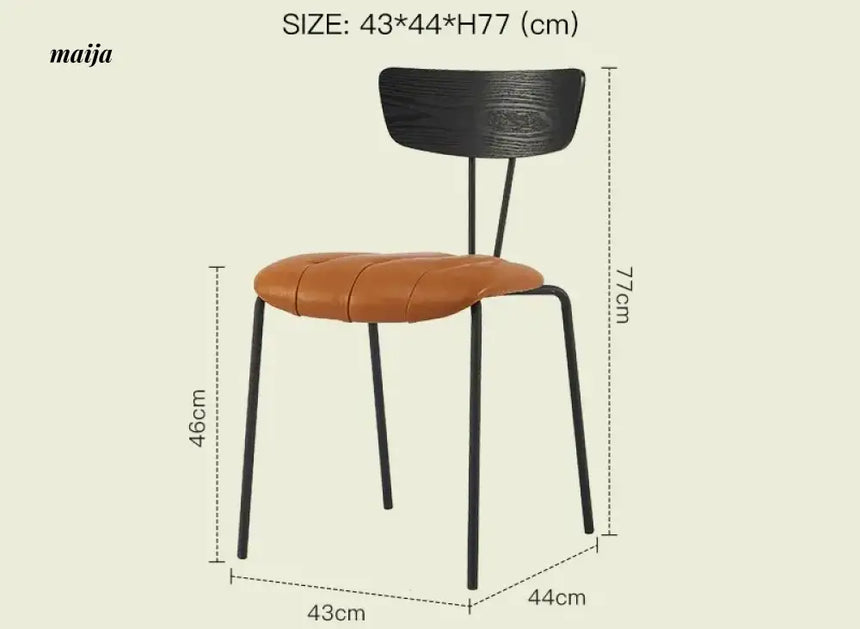 LAZYSPACE Benjamin Industrial Wind Dining Chair from LAZYSPACE