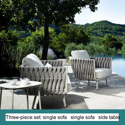 RATTAN SPACE Alhambra Waterproof Nordic Garden Chair Set from RATTAN SPACE