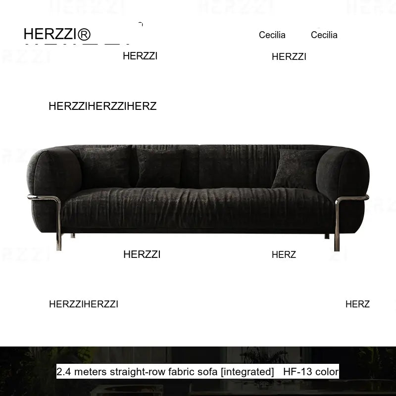 HERZZI Santiago Elegant Stainless Steel Vintage Sofa from HERZZI