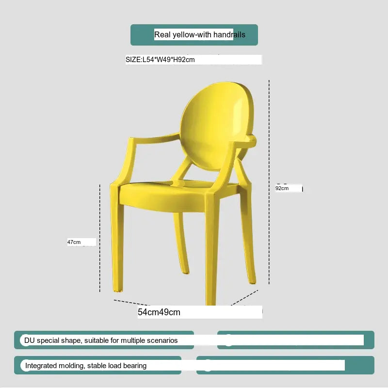 ABOUT WHITE Ambrosia Chic Translucent Dining Chair from ABOUT WHITE