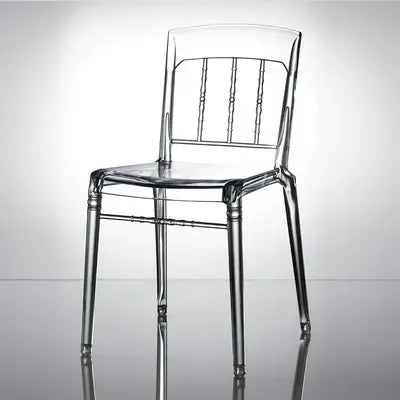 ABOUT WHITE Marisol Sleek Transparent Design High Chair from ABOUT WHITE