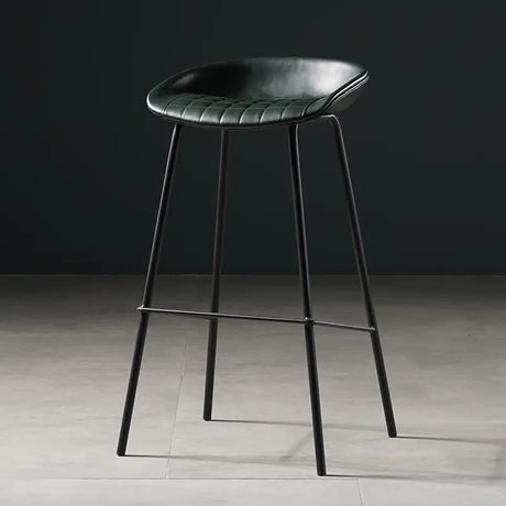 ABOUT WHITE Isadora Minimalist Iron High Bar Stool from ABOUT WHITE