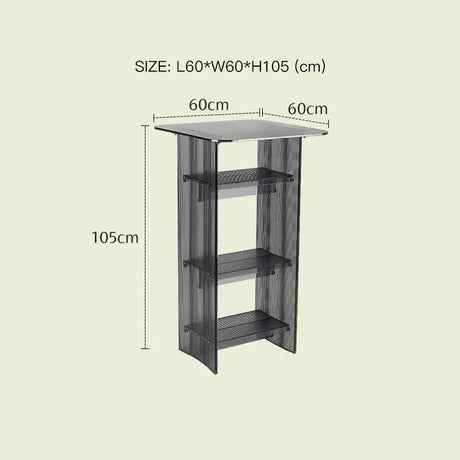 LAZYSPACE Chloe Acrylic Storage Desk from LAZYSPACE