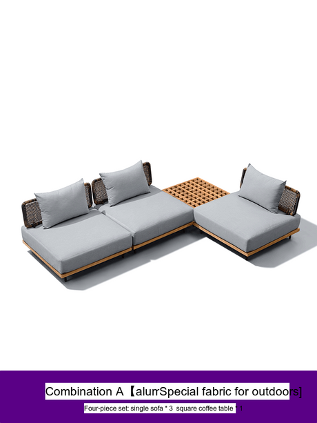 ZIYE Celestine Cozy Scandinavian Natural Sofa from ZIYE