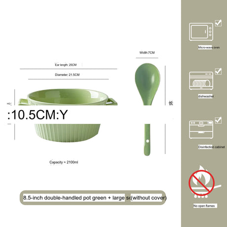 MOSE Striped Double-Ear Soup Bowl from MOSE
