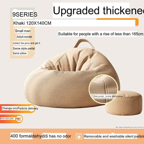 LEDONG Elowen Cozy Creative Bean Bag Chair from LEDONG