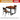 WEIMEI Akihiko Rustic Dual-Person Square Dining Table Set. from WEIMEI
