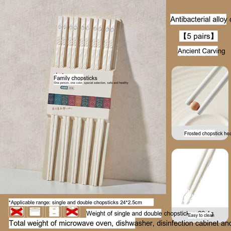 MOSE Antibacterial Metal Chopsticks Set from MOSE