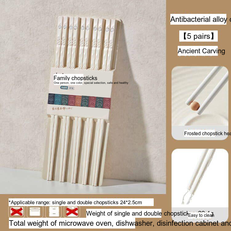 MOSE Antibacterial Metal Chopsticks Set from MOSE