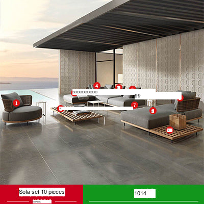 GERMAIN Alivia Outdoor Sofa from GERMAIN