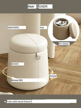 MOXER Lucinda Elegant Light Luxury Makeup Stool from MOXER
