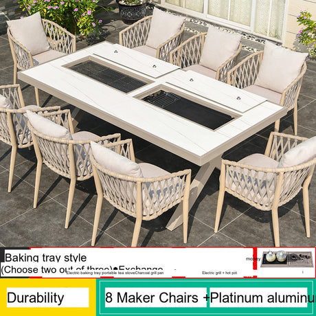 MOJIA Callista Aluminum Outdoor Lounge Chair for Modern Villas from MOJIA