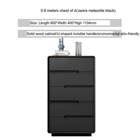 LINYUE Alaric Italian Solid Wood Eight-Drawer Storage Cabinet from LINYUE