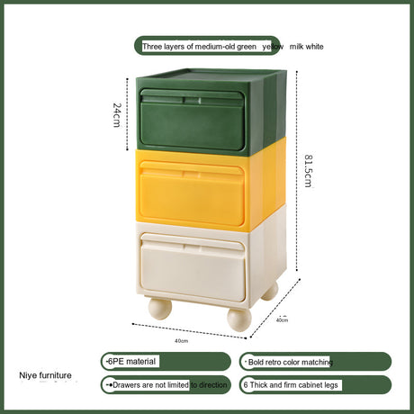 NIYE Calypso Minimalist Nordic Bedroom Storage Side Cabinet from NIYE