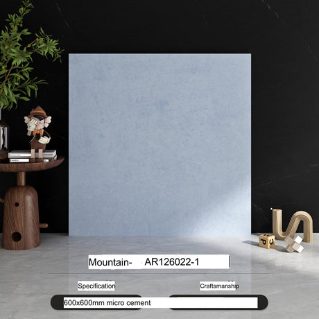 LOFTWELL Santiago Luxurious Soft-Light Velvet Microcement Tile from LOFTWELL