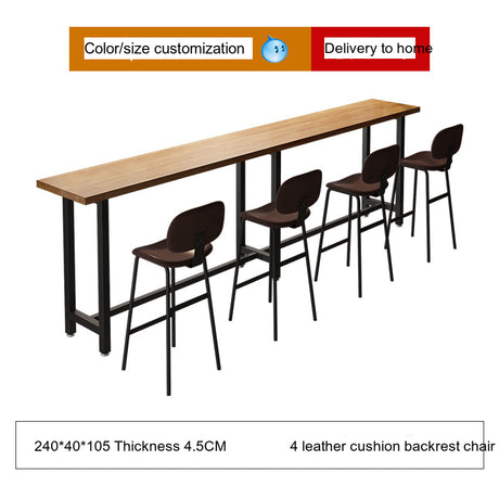 WEIMEI Santiago Chic Solid Wood Dining Set from WEIMEI
