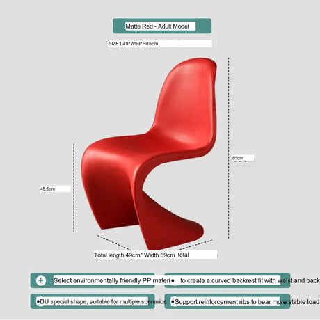 ABOUT WHITE Jintae Minimalist Transparent Dining Chair from ABOUT WHITE