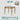 ABOUT WHITE Santiago Scandinavian Minimalist Glass Dining Table from ABOUT WHITE